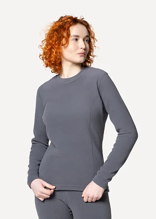 Термобелье женское Сплав Arctic Polartec micro 100 футболка L/S серая