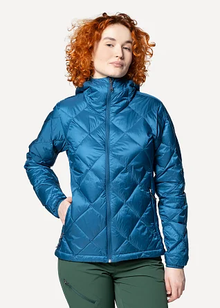 Пуховка женская Сплав Jessica синяя