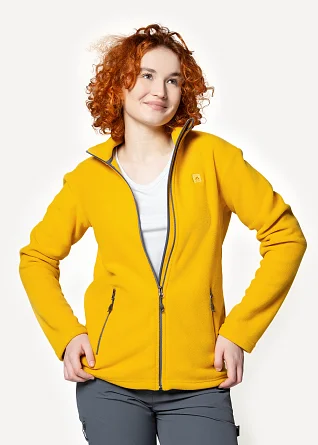 Куртка женская Сплав Иволга флис горчичная
