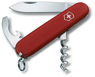 Нож перочинный Victorinox Waiter (0.3303) 84мм 9функц. красный карт.коробка