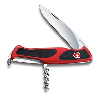 Нож перочинный Victorinox RangerGrip 52 (0.9523.C) 130мм 5функц. красный/черный карт.коробка