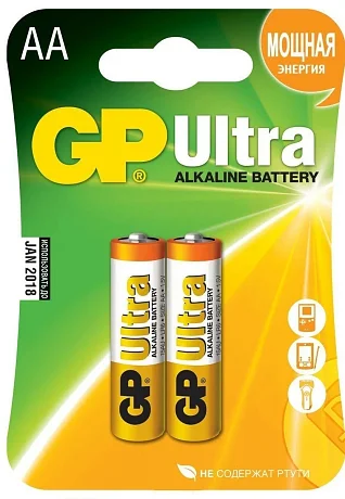 Батарейки GP Ultra Alkaline АA/LR6 (2 шт)